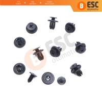 Honda Mazda Nissan Toyota Chevrolet İçin 10 Adet Tampon Klipsi 91503 SP0 003 FB0156964 01553 01285
