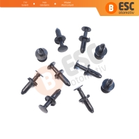Chrysler için 10 Adet İtmeli Tip Tutucu Klipsi 6504521