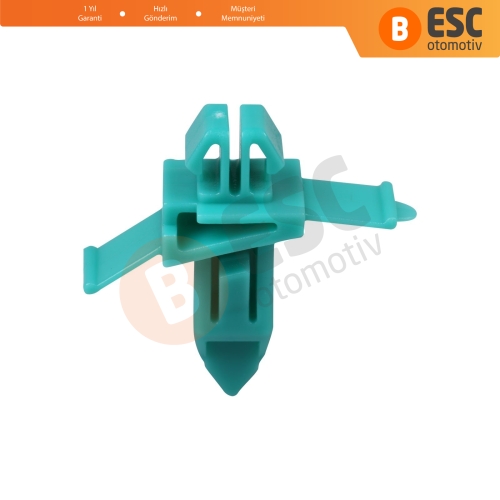 Toyota için 10 Adet Kalıp Klipsi Yeşil 75491 60011