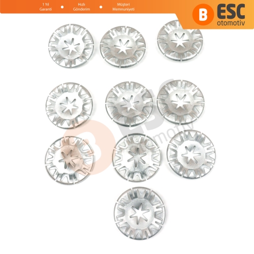 VW için 10 Adet Halka Kaput İzolasyon Klipsi N90796501 N90796502