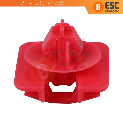 Renault için 10 Adet Yan Çıta Klipsi Kırmızı