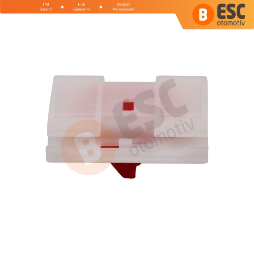 Renault için 10 Adet Yan Pervaz Klipsi Kırmızı Beyaz 7701040837