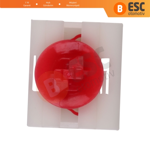 Renault için 10 Adet Yan Pervaz Klipsi Kırmızı Beyaz 7701040837