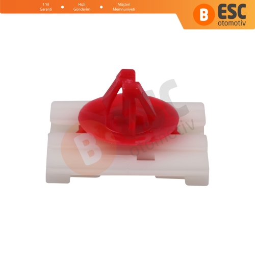 Renault için 10 Adet Yan Pervaz Klipsi Kırmızı Beyaz 7701040837