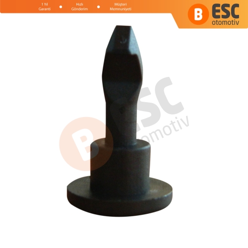 VW Audi için 10 Adet Plastik Klips Siyah