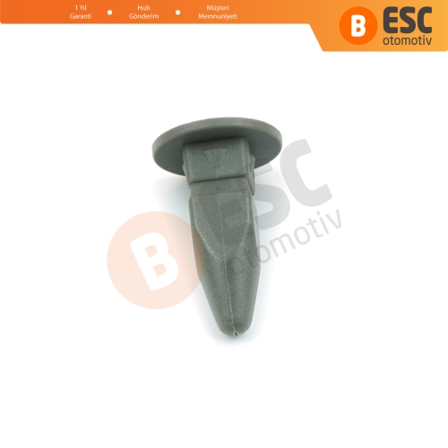 VW için 10 Adet Plaka Klipsi Gri 357868143