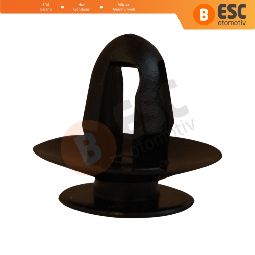 Audi VW için 10 Adet İç Döşeme Klipsi Siyah N90541701