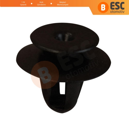 Audi VW için 10 Adet İç Döşeme Klipsi Siyah N90541701