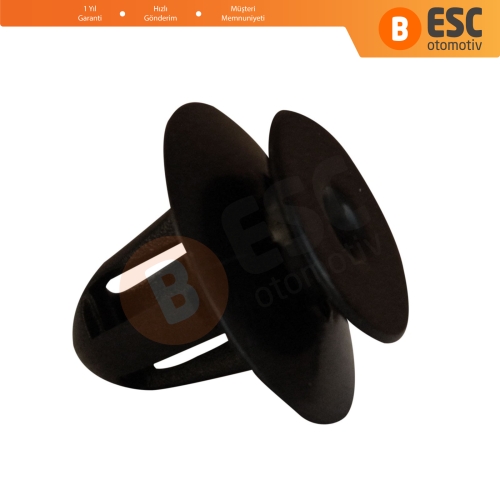 Audi VW için 10 Adet İç Döşeme Klipsi Siyah N90541701