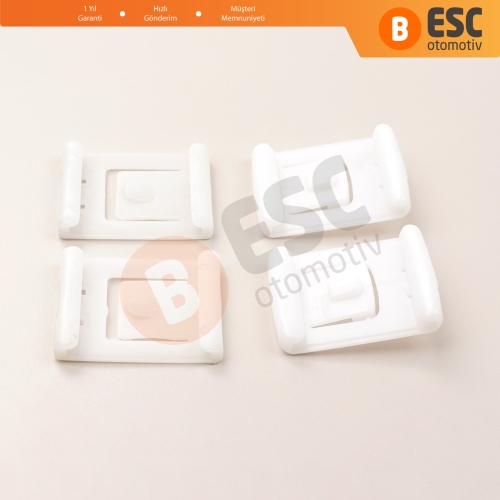 VW İçin 4 Adet Ön Koltuk Ray Kılavuz Klipsi 191881213