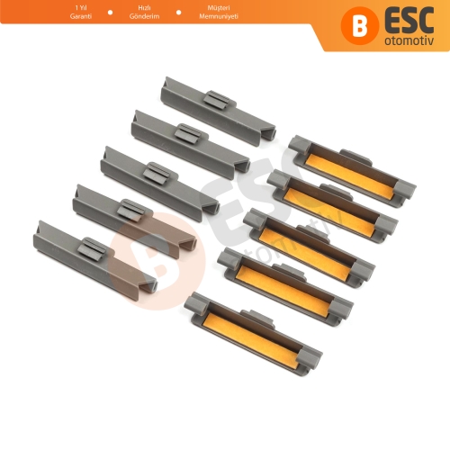 BMW için 10 Adet Ön Cam Kalıp Klipsi: 51311938494, 51318177850