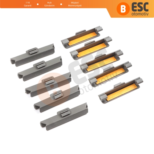 BMW için 10 Adet Ön Cam Kalıp Klipsi: 51311938494, 51318177850