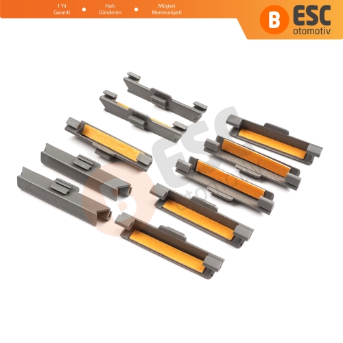 BMW için 10 Adet Ön Cam Kalıp Klipsi: 51311938494, 51318177850