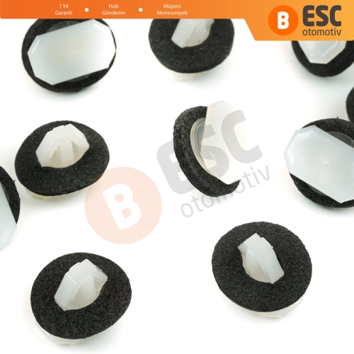 Connect İçin 10 Adet Arka Çamurluk Bakalit Klipsi 2T14V353129AB