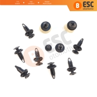 Ford Focus Mondeo Transit Ka Connect Custom W703243-S300 1060989 için 10 Adet Davlumbaz Tampon Klipsi