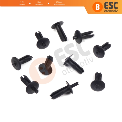 BMW için 10 Adet Tampon Klipsi 51117068126