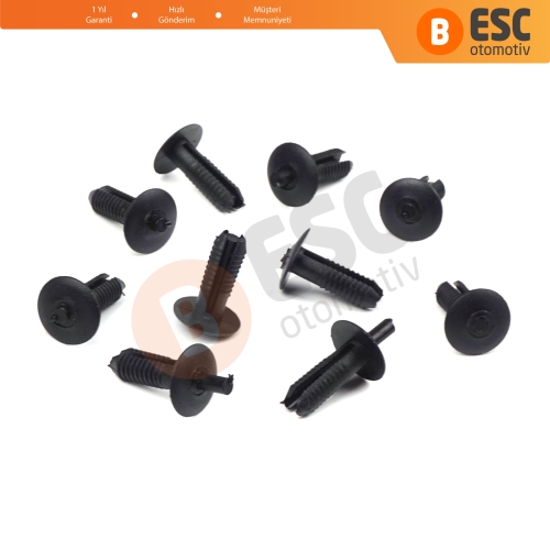 BMW için 10 Adet Tampon Klipsi 51117068126