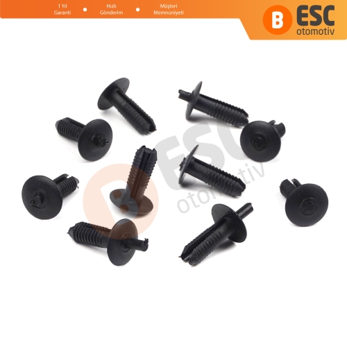 BMW için 10 Adet Tampon Klipsi 51117068126