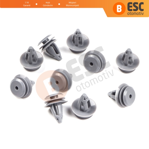 BMW E46 E60 için 10 Adet Kapı Pervazı Paneli Klipsi 51418224781