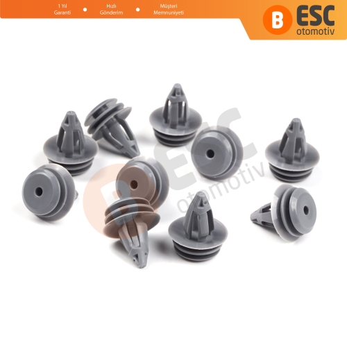 BMW E46 E60 için 10 Adet Kapı Pervazı Paneli Klipsi 51418224781