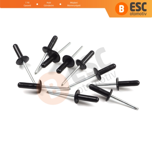 Ford İçin 10 Adet Tampon Kaporta Tamir Perçin Klipsi 1071415