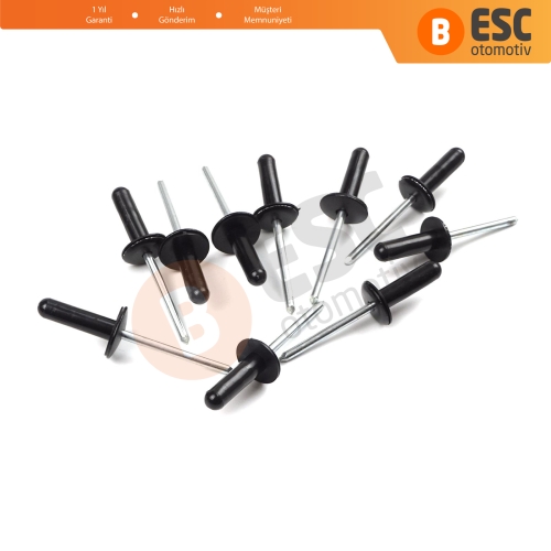 Ford İçin 10 Adet Tampon Kaporta Tamir Perçin Klipsi 1071415