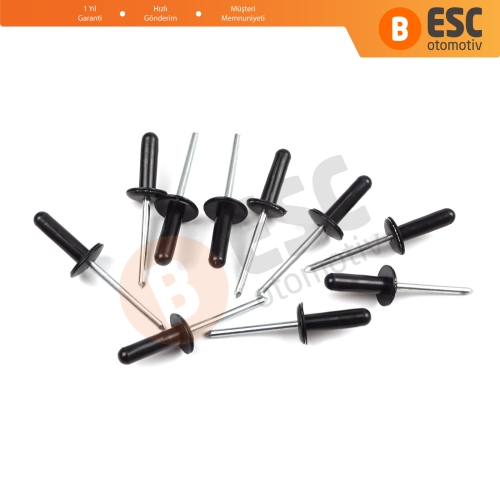 Ford İçin 10 Adet Tampon Kaporta Tamir Perçin Klipsi 1071415