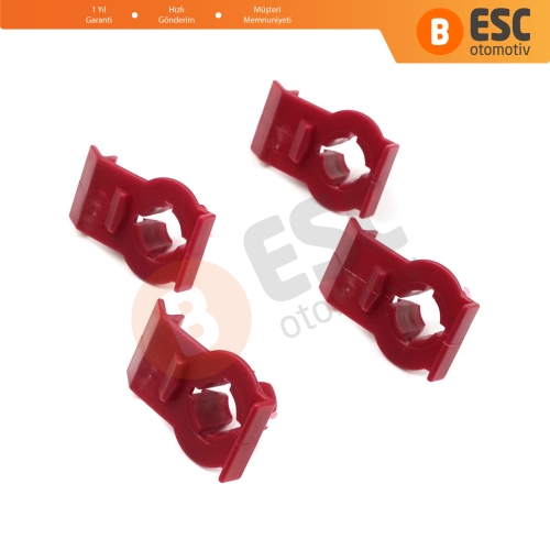 BMW E46 için 4 Adet Cam Sabitleyici Klipsi 51338218383