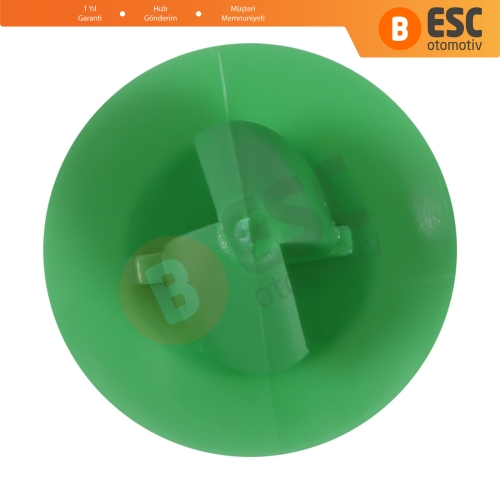 Citroen Fiat Peugeot için 10 Adet Yan Pervaz Klipsi Yeşil 856548