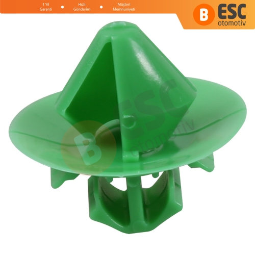 Citroen Fiat Peugeot için 10 Adet Yan Pervaz Klipsi Yeşil 856548