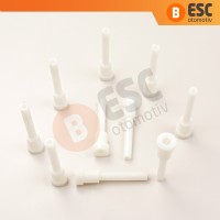 10 Adet Cam Kriko İndirme Kaldırma Mekanizma Kablo Ucu Halat Dübeli Tip BCP046