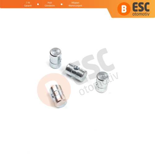BCR036 100 Adet İç Dış Kapı Kolu Bagaj Kapağı Kilidi Mandal Açma Kablosu Tel Halat Ucu 6x10 mm Delik Çapı: 2.2 mm
