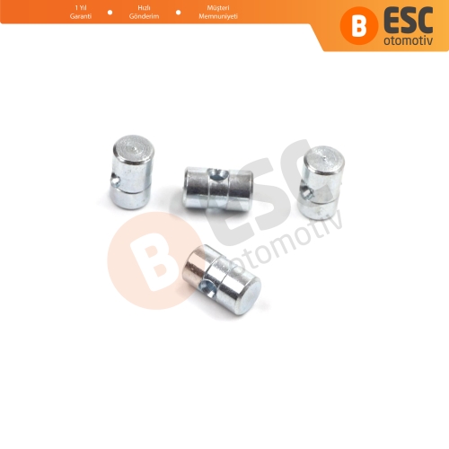 BCR036 100 Adet İç Dış Kapı Kolu Bagaj Kapağı Kilidi Mandal Açma Kablosu Tel Halat Ucu 6x10 mm Delik Çapı: 2.2 mm