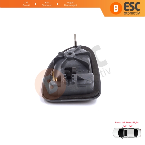 Renault Clio 2 Scenic Megane 1 Trafic Master 2 Mascott Logan 1 Movano Vivaro A Interstar Primastar 1 Daily 8200028995 İçin Gri Sağ Kapı İç Açma Kolu TELLİ Tip