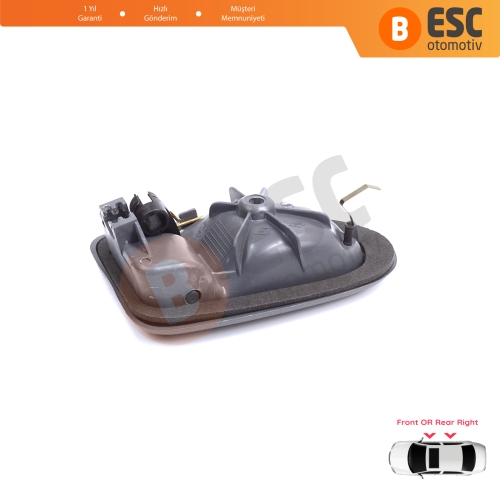 Renault Clio 2 Scenic Megane 1 Trafic Master 2 Mascott Logan 1 Movano Vivaro A Interstar Primastar 1 Daily 8200028995 İçin Gri Sağ Kapı İç Açma Kolu TELLİ Tip
