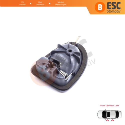 Renault Clio 2 Scenic Megane 1 Trafic Master 2 Mascott Logan 1 Movano Vivaro A Interstar Primastar 1 Daily 8200028994 İçin Gri Sol Kapı İç Açma Kolu TELLİ Tip