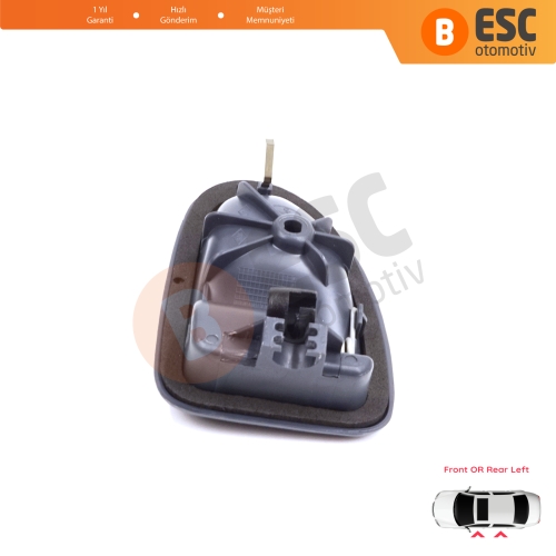 Renault Clio 2 Scenic Megane 1 Trafic Master 2 Mascott Logan 1 Movano Vivaro A Interstar Primastar 1 Daily 8200028994 İçin Gri Sol Kapı İç Açma Kolu TELLİ Tip