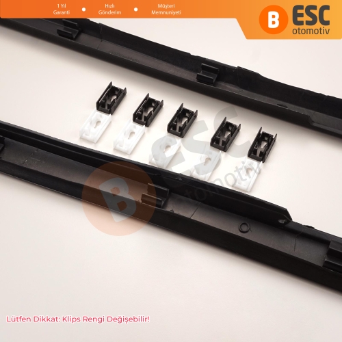 Mercedes Vito W638 1996-2003 için Ön Cam Çıta ve Klips Seti Sağ Sol 6386980079 6389840861