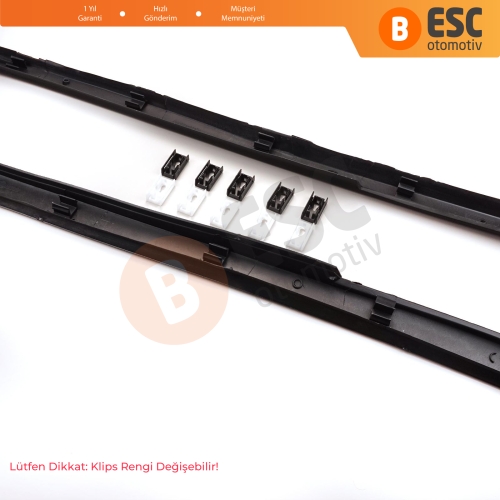 Mercedes Vito W638 1996-2003 için Ön Cam Çıta ve Klips Seti Sağ Sol 6386980079 6389840861