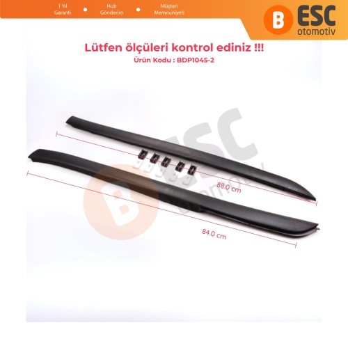 Mercedes Vito W638 1996-2003 için Ön Cam Çıta ve Klips Seti Sağ Sol 6386980079 6389840861