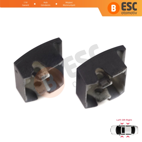 Opel Astra H Zafira B Tigra B 6240452 İçin 2 Adet Ön veya Arka Cam Açma Düğme Kapağı