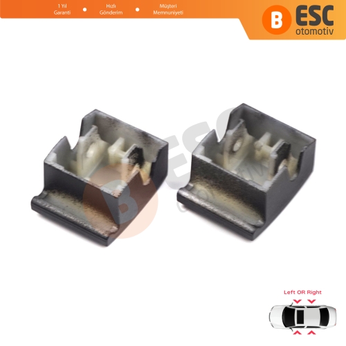 Opel Astra H Zafira B Tigra B 6240452 İçin 2 Adet Ön veya Arka Cam Açma Düğme Kapağı