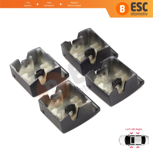 Opel Astra H Zafira B Tigra B 6240452 İçin 4 Adet Ön veya Arka Cam Açma Düğme Kapağı