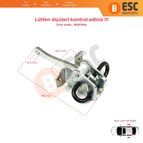 BMW 3 E36 1990-1999  için Arka Kapı Gergisi 51228165009