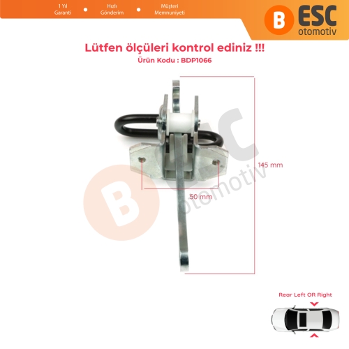 BMW 5 Serisi E34 7 Serisi E32 için Arka Kapı Gergisi 51228168090