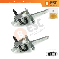 BMW 5 Serisi E39 1995-2004 4/5 Kapı 51218159256 İçin 2 EA Arka Sağ ve Sol Kapı Gergi Yayı
