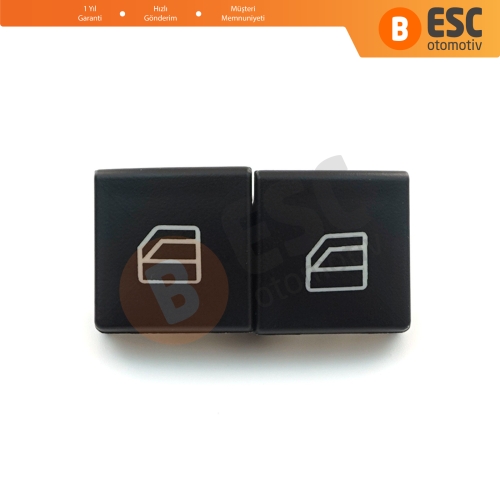 Mercedes W204 W212 S212 A207 C207 X204 W176 W246 C117 X117 X166  X156 W166 2049055402 İçin 2 Adet Sürücü Ana Cam Açma Düğme Kapağı