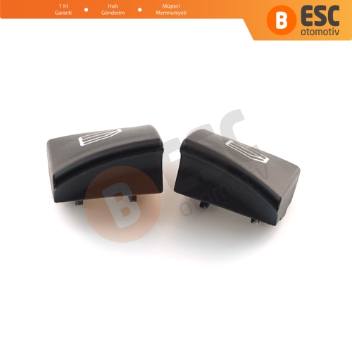 Mercedes W204 W212 S212 A207 C207 X204 W176 W246 C117 X117 X166  X156 W166 2049055402 İçin 2 Adet Sürücü Ana Cam Açma Düğme Kapağı