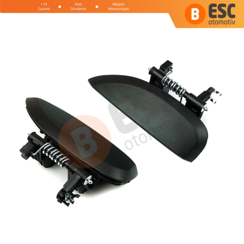 Dacia Sandero Logan MK2 Renault Clio Symbol MK3 için Kapı Dış Açma Kolu Set 806070421R 806067028R