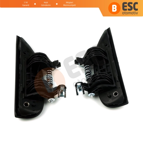 Dacia Sandero Logan MK2 Renault Clio Symbol MK3 için Kapı Dış Açma Kolu Set 806070421R 806067028R